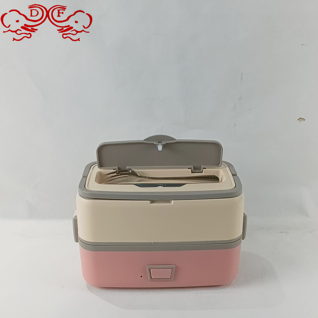 DF68352 Electric lunch box, steaming pot cup, plug-in electric heating, steaming, self-heating bento box, insulated portable rice DF TRADING HOUSE Specification image