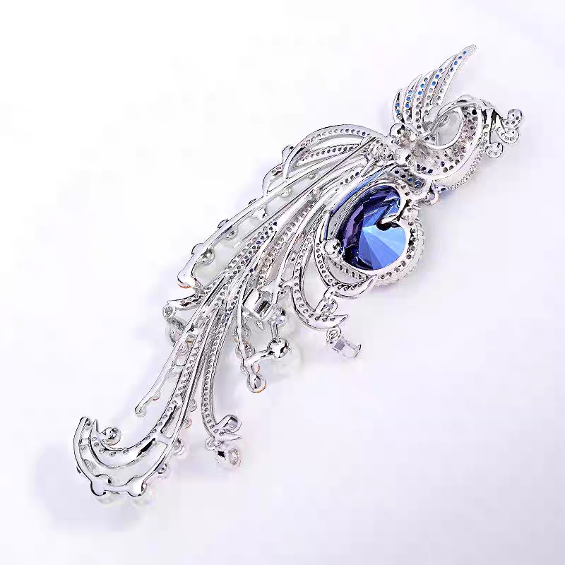 Nuevo temperamento de lujo phoenix broche de alta calidad exquisita y elegante ropa details Picture