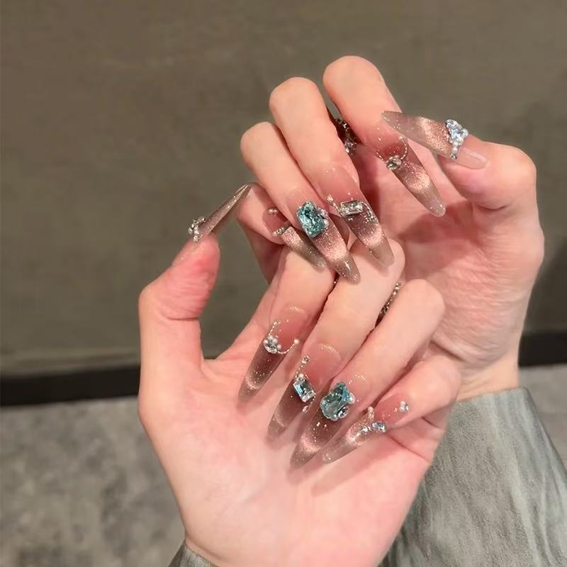 美甲贴穿戴甲浮雕贴纸美甲甲贴纸时尚指甲装饰贴片多款选择