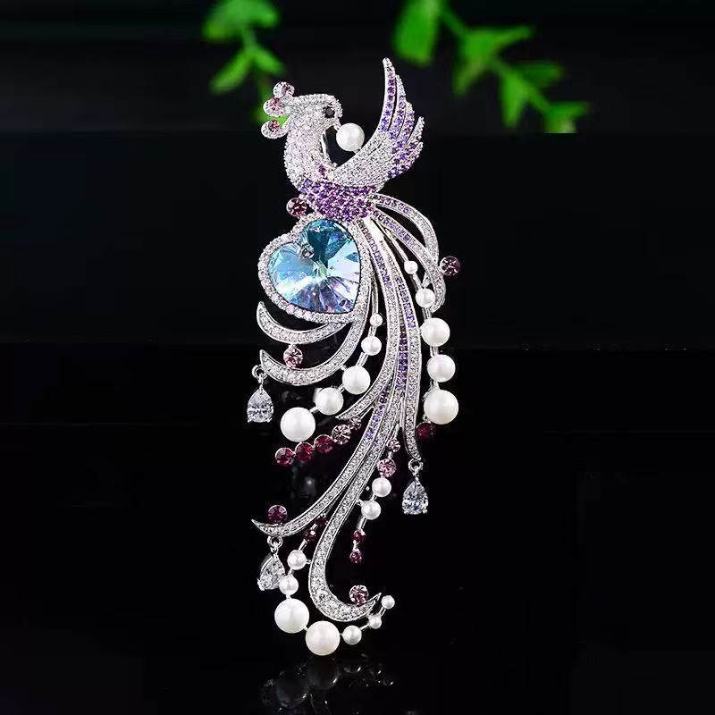 Nuevo temperamento de lujo phoenix broche de alta calidad exquisita y elegante ropa Application Scenario
