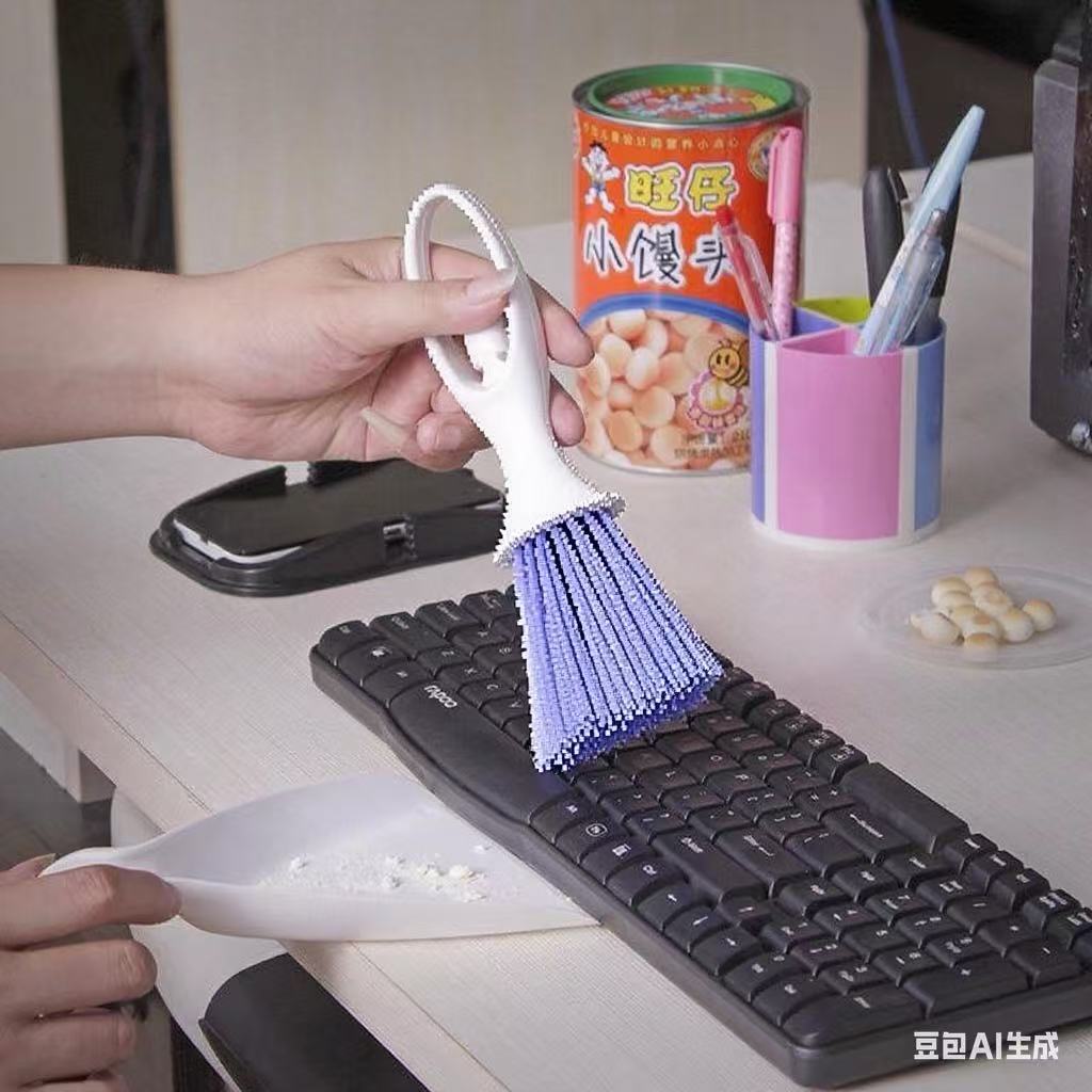 Weihaisheng Angel Brush with a sweeping bucket, car seat brush, crevice brush, corner cleaner, car dashboard air outlet brush, interior cleaner Item Picture