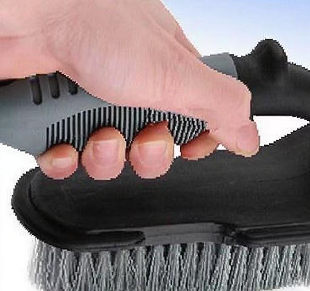 Weihaisheng Direct sales car beauty, car washing tools, cleaning supplies, multi-angle U-shaped tire brushes, boat-shaped brushes, car washing brushes, Weihaisheng car cleaning brushes Specification image