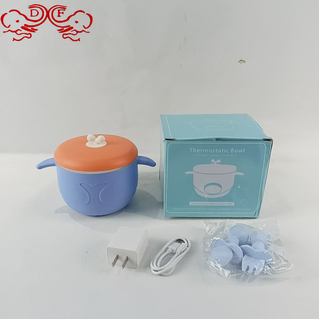 DF68352 Smart Insulated Bowl, Magnetic suction charging Heating Constant Temperature Bowl, Children's heating without Water injection Insulated Bowl, DF TRADING HOUSE Application Scenario