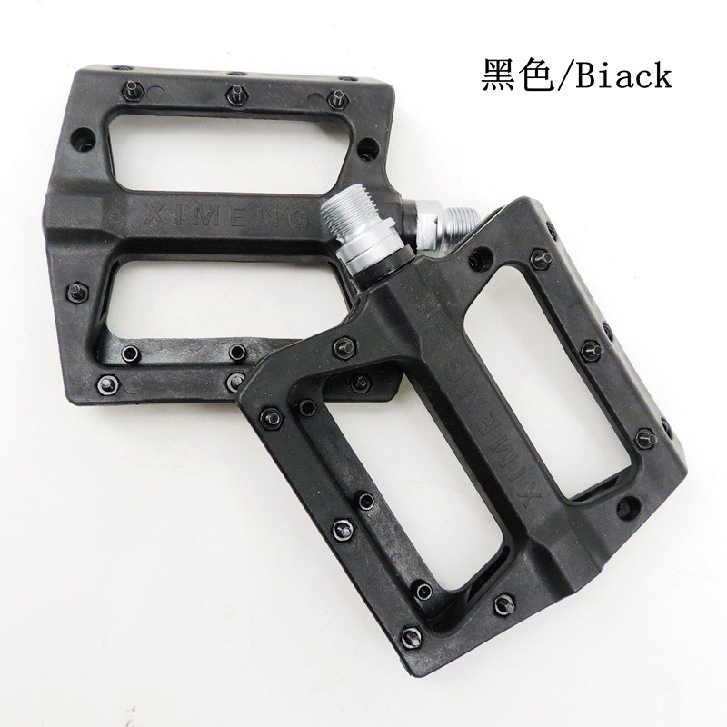 NL01 Nylon bicycle pedals, plastic pedals, mountain bike pedals with nails, anti-slip, nylon fiber bicycle pedals Specification image