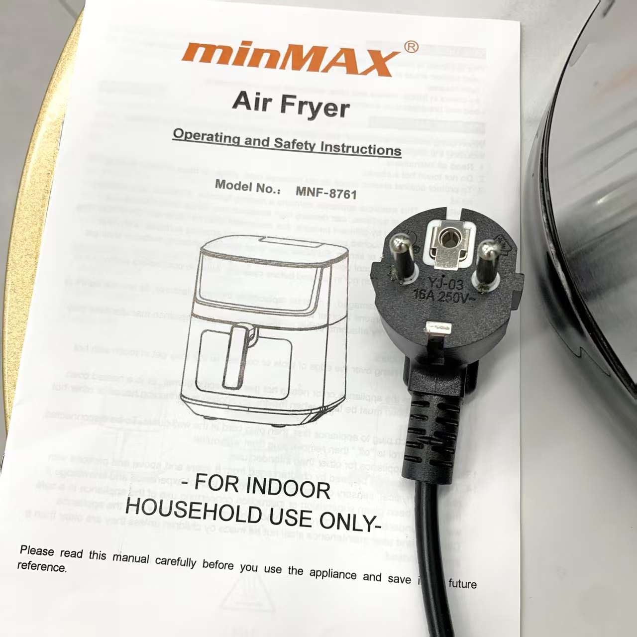 minMAX outlet electrodomésticos Airfryer freidoras de aire freidoras eléctricas anti-aceite diseño hogar cocina saludable detail image 2