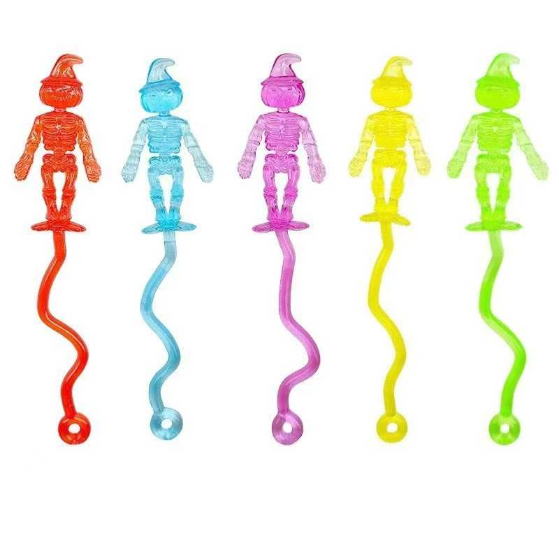 创意粘性万圣节整蛊爬墙 儿童发泄玩具粘性  软料南瓜人粘粘乐详情1