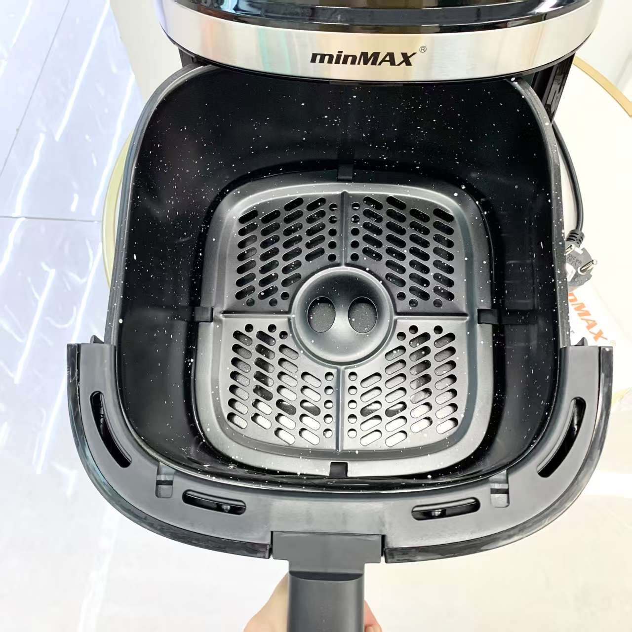 minMAX outlet electrodomésticos Airfryer freidoras de aire freidoras eléctricas anti-aceite diseño hogar cocina saludable Specification image