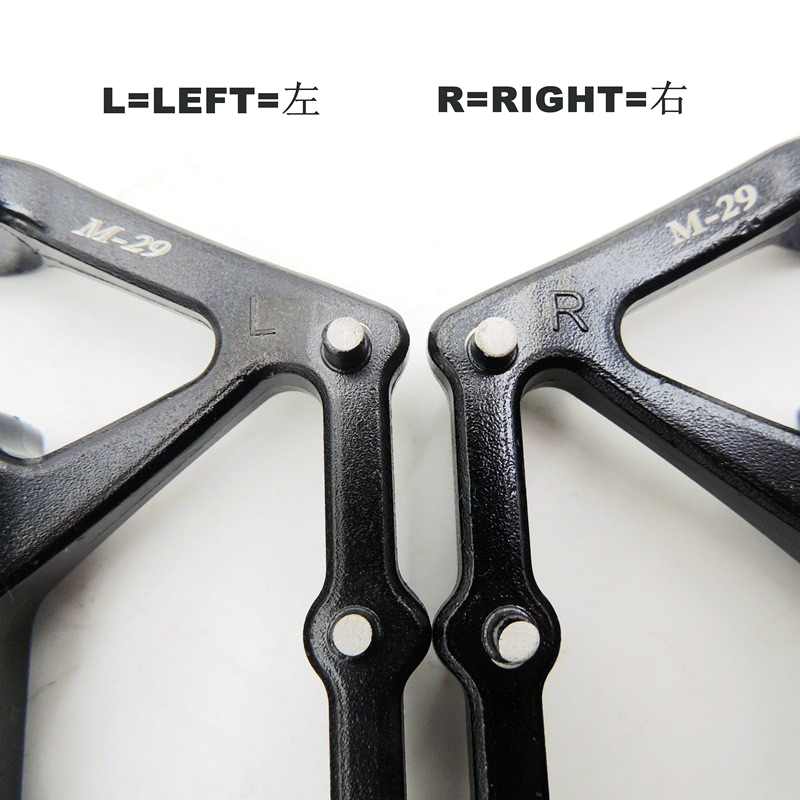 M29 aluminum bicycle pedals, aluminum alloy bearing pedals, mountain bike pedals with nails and anti-slip pedals pic 3