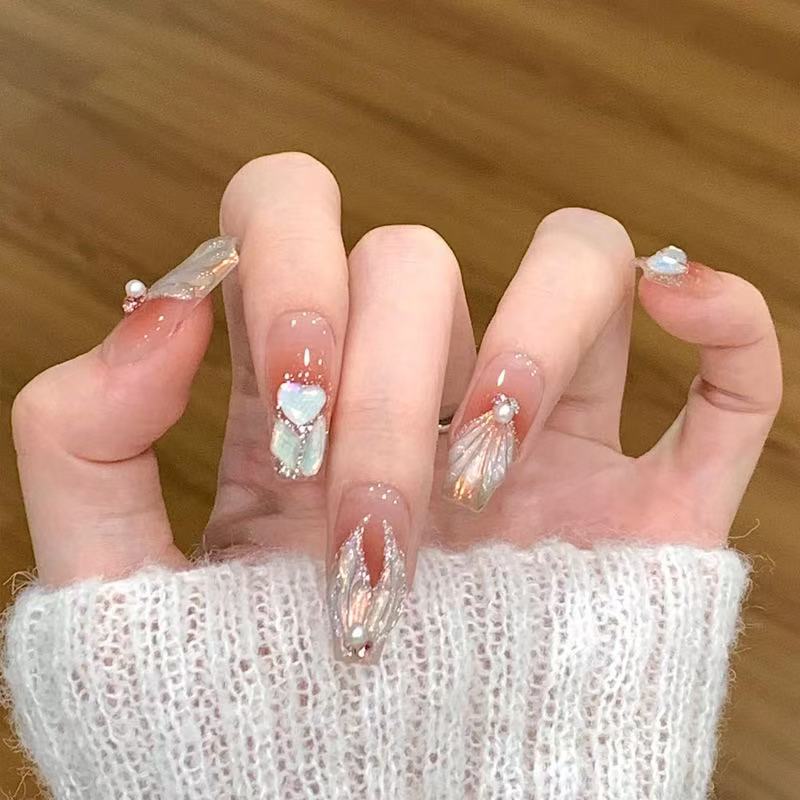 手工穿戴式甲片美甲成品 时尚便捷可拆卸穿戴甲 多款式可选