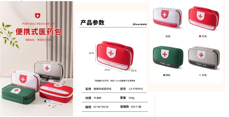 2025 New portable bag, camping home emergency bag, car rescue bag, first aid bag, item storage bag detail image 2