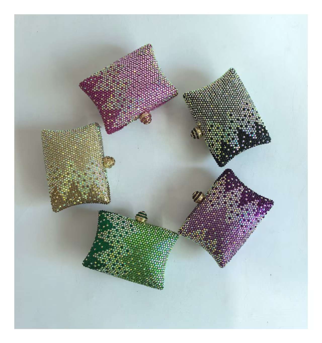 女士包袋时尚烫钻女包简约百搭迷你款手提单肩斜挎包详情图4