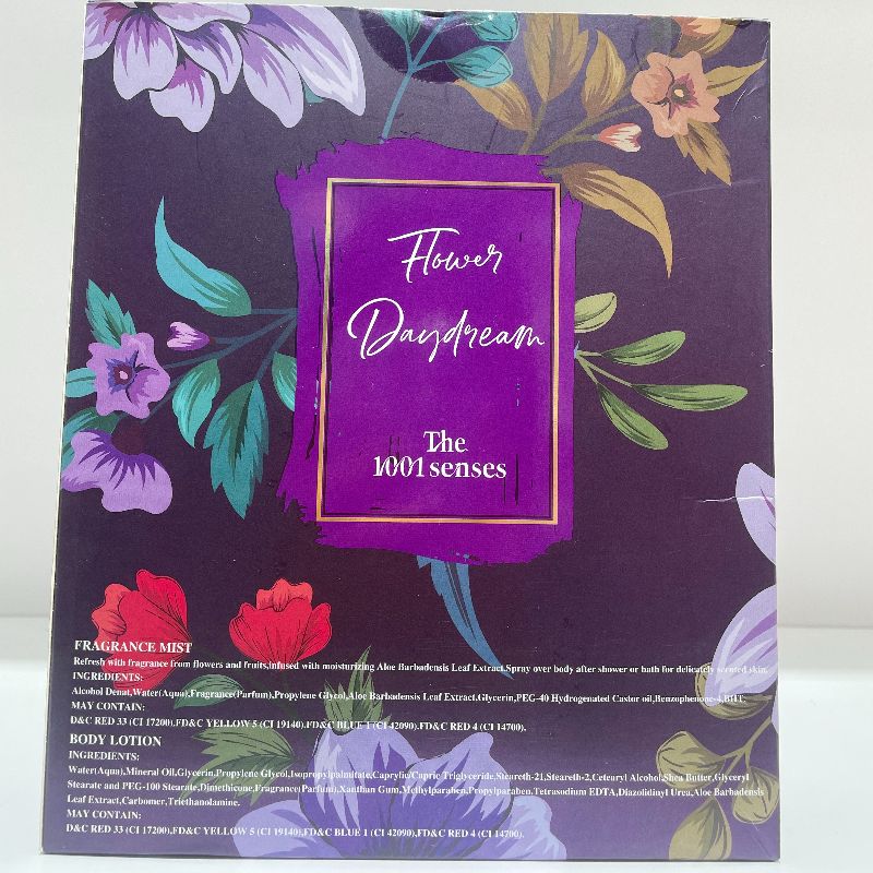 Flower-scented perfume set 135ML BODY MIST 100ML BODY CREAM Floral body spray + Body lotion Item Picture