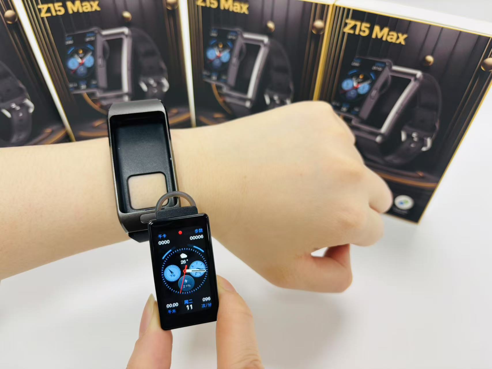The new Z15MAX headset, smartwatch, detachable communication bracelet, heart rate and health detection device Specification image