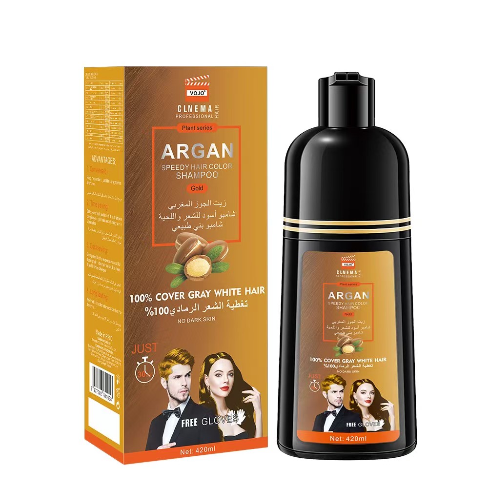 One wash black hair dye for foreign trade payment. Hair dye cream, hair dye, multi-color hair dye for both men and women detail image 7