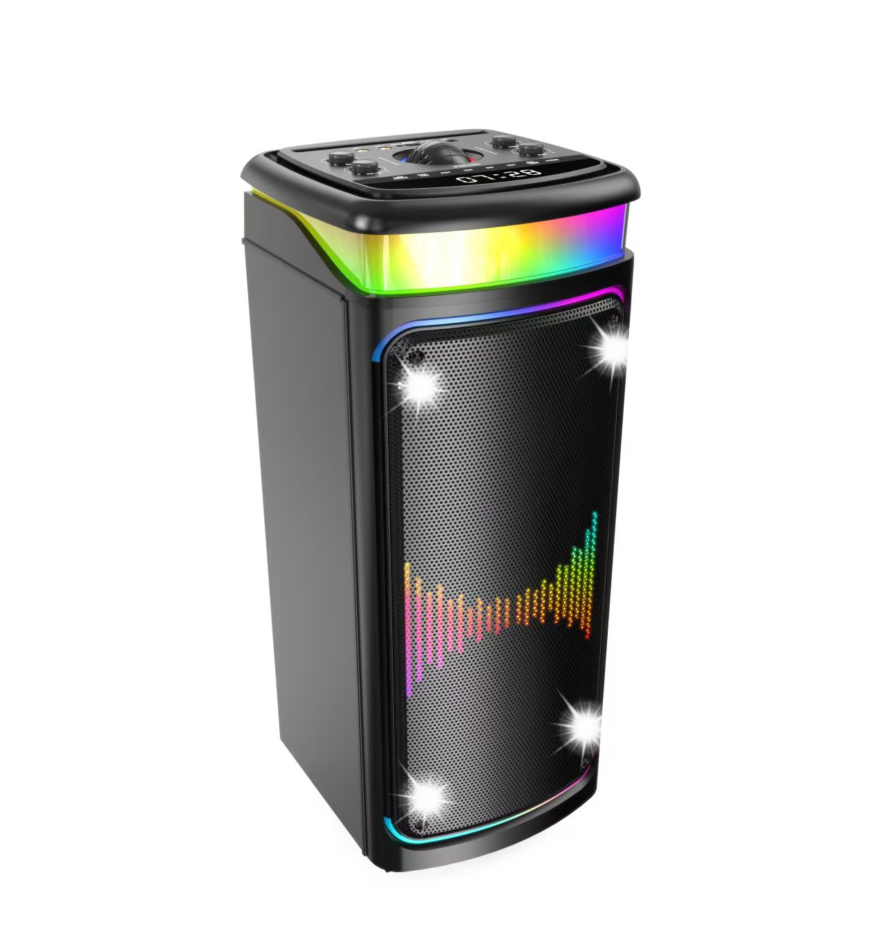 Stereo Bluetooth speaker, with ultra-long battery life and stunning sound quality details Picture