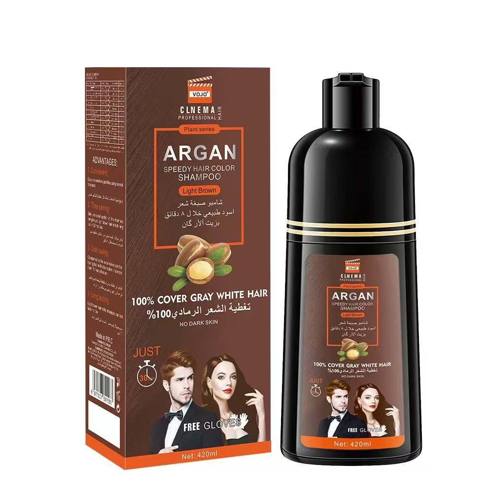One wash black hair dye for foreign trade payment. Hair dye cream, hair dye, multi-color hair dye for both men and women detail image 8