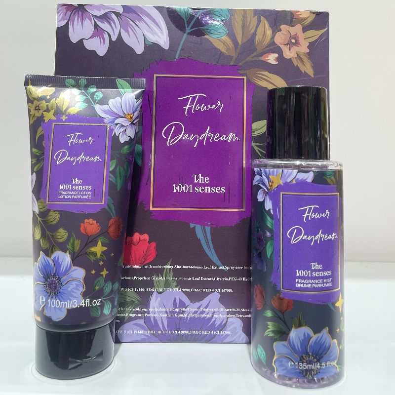 套盒  花香味香水套盒  135ML BODY MIST  100ML BODY CREAM  花香身体喷雾+身体乳