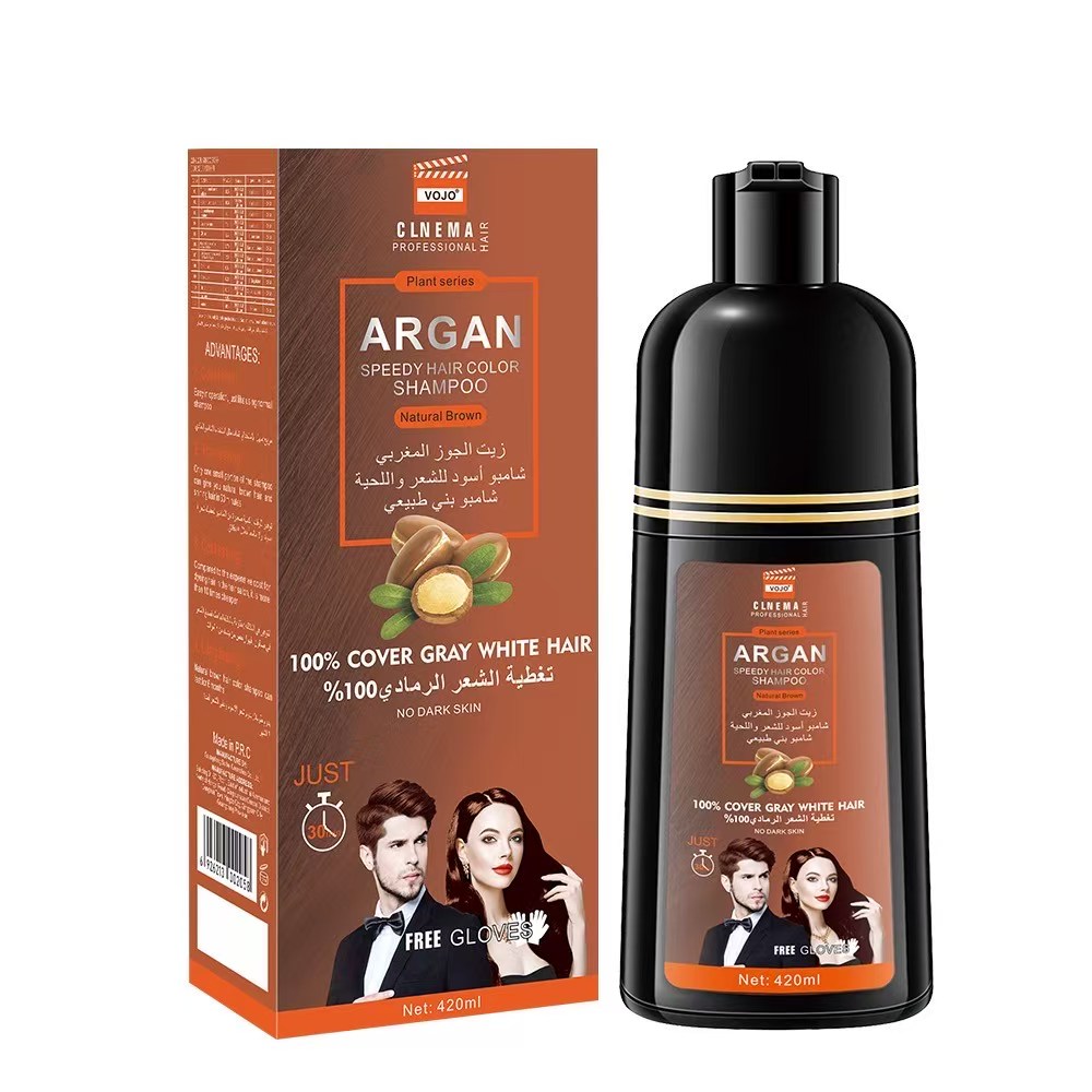 One wash black hair dye for foreign trade payment. Hair dye cream, hair dye, multi-color hair dye for both men and women detail image 13