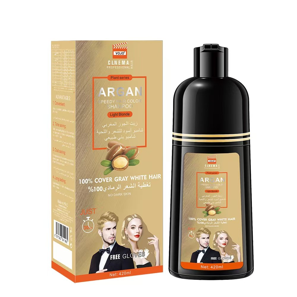 One wash black hair dye for foreign trade payment. Hair dye cream, hair dye, multi-color hair dye for both men and women detail image 12