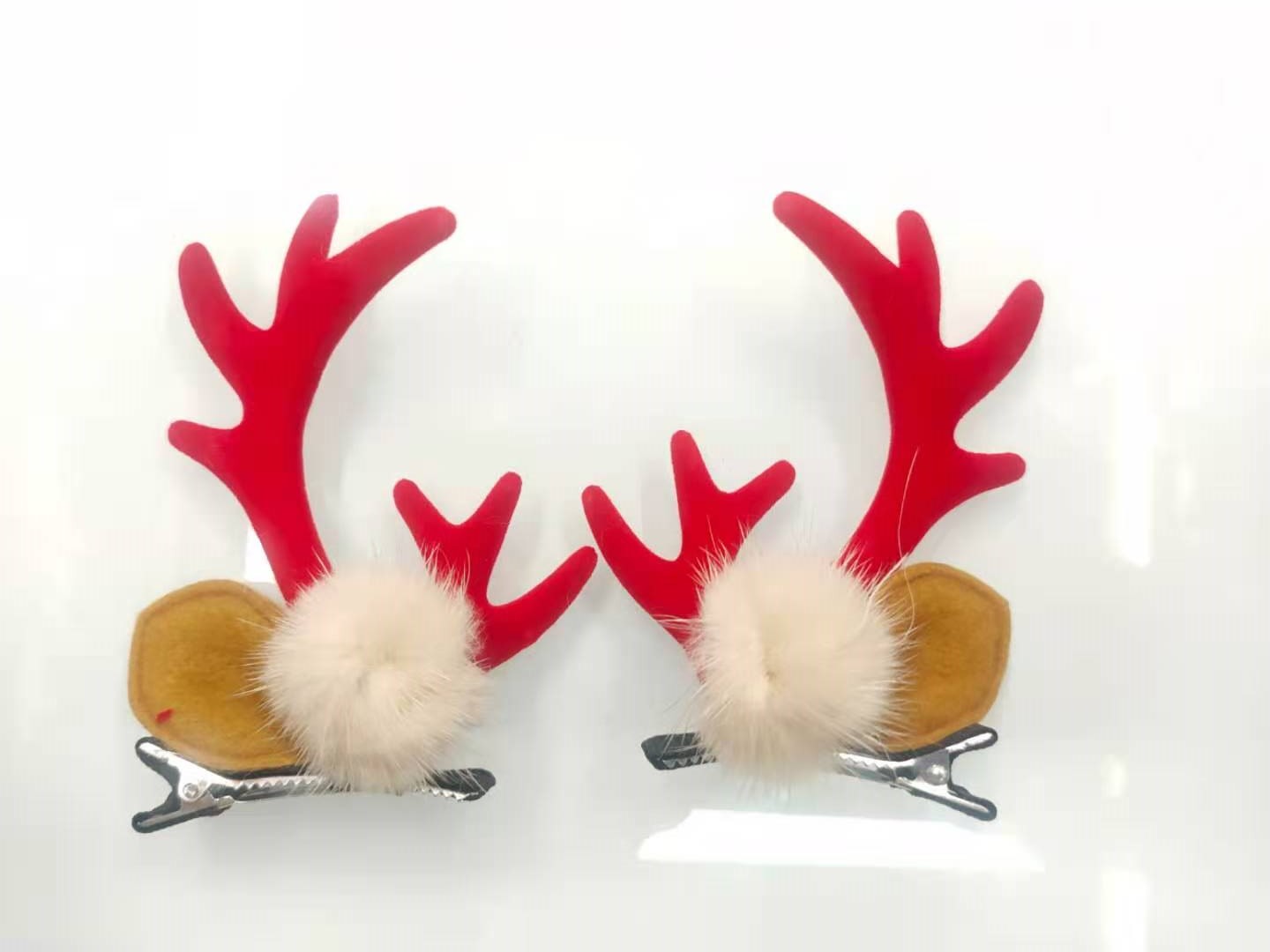 New cross-border Christmas hairpins, festive atmosphere, cute hair ties, headwear and hair clips wholesale Specification image