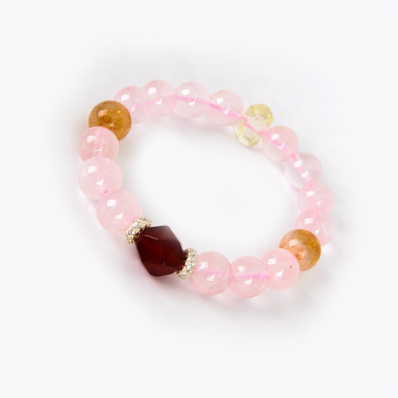 手链/水晶手串/木头十字架手链/饰品/水晶手链细节图