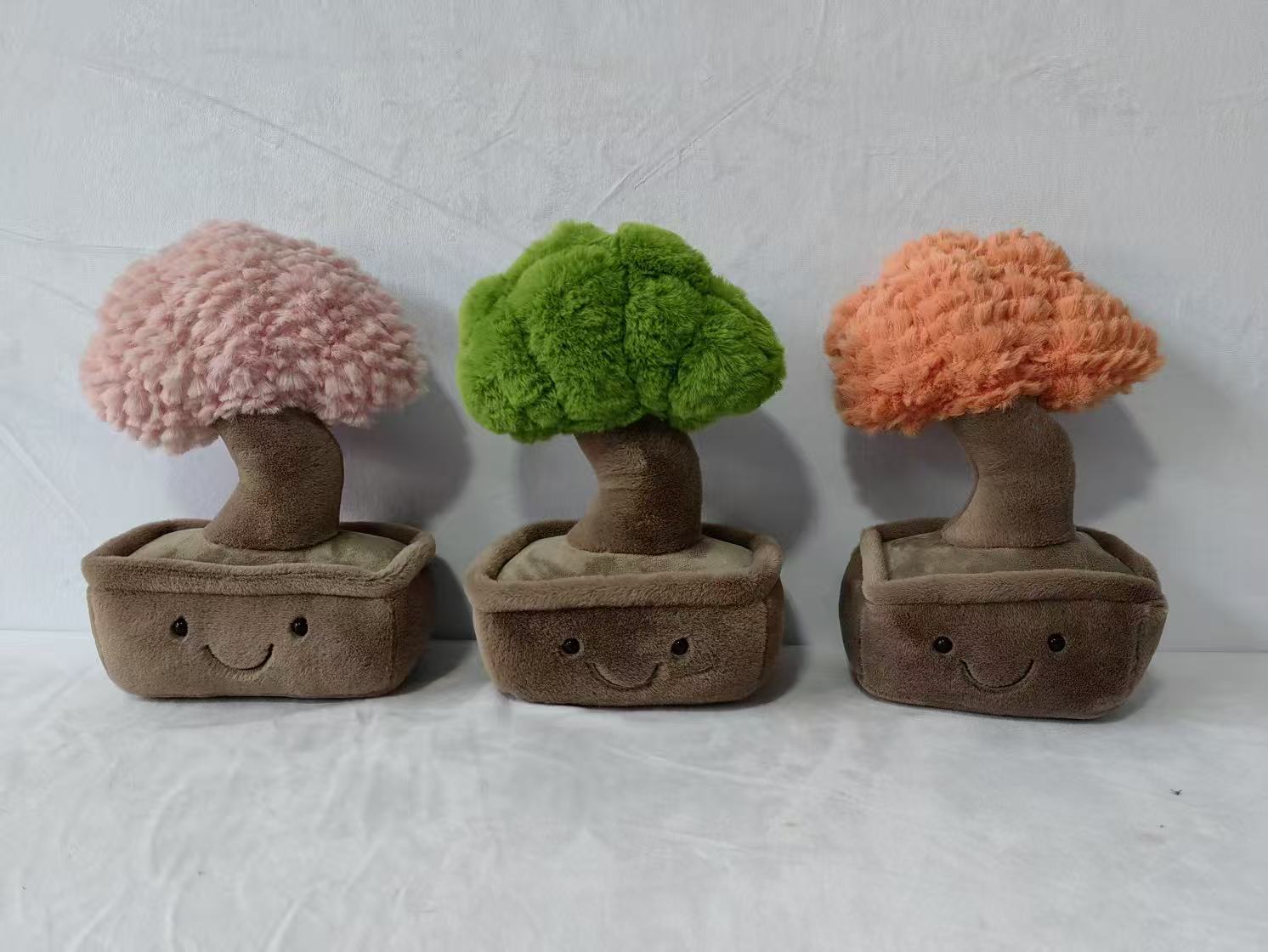 Simulated lucky bamboo ornaments, potted plant dolls, living room plant bouquets, plush toys, creative dolls, office decorations