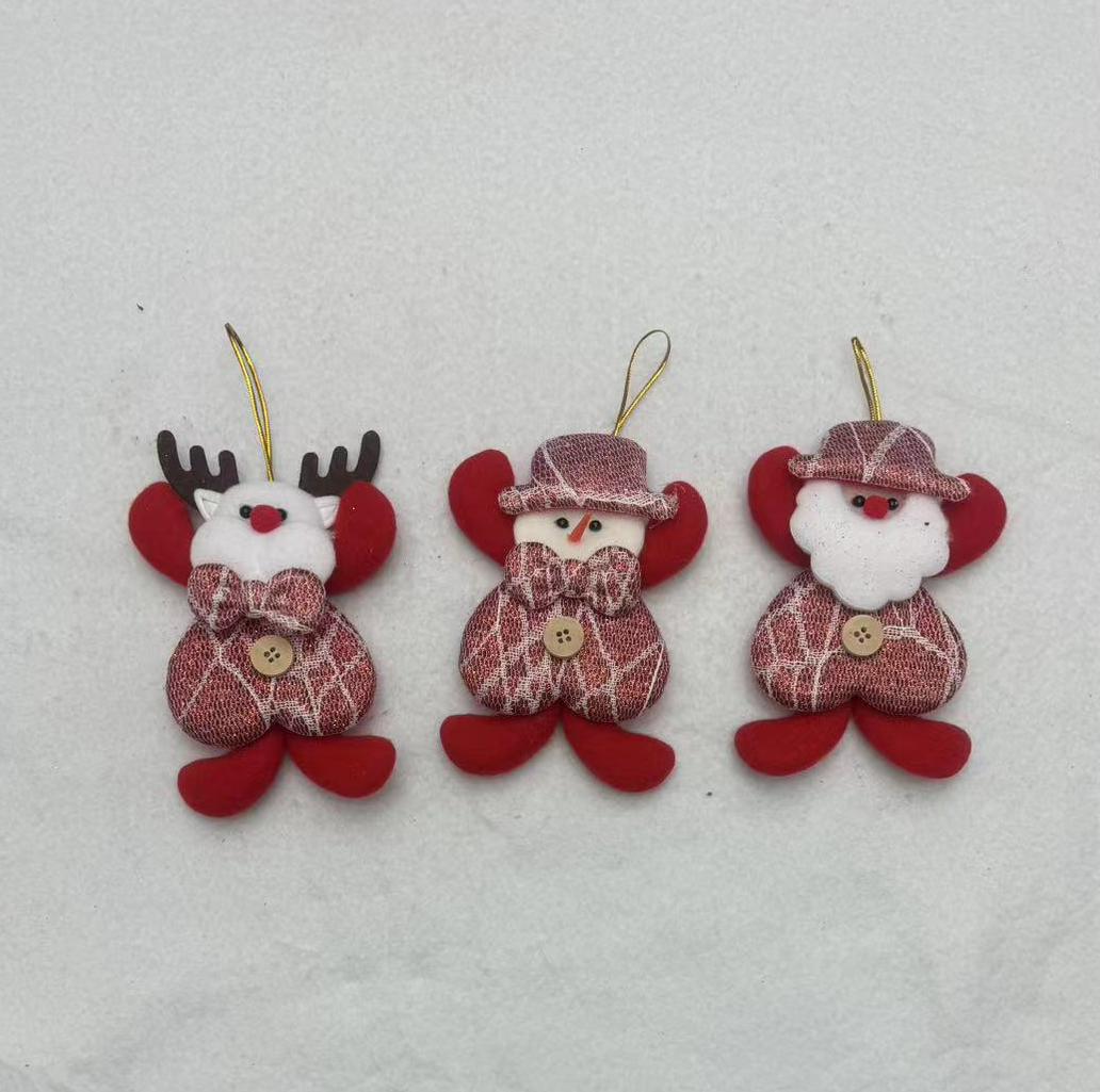 New cross-border Christmas decorations: Santa Claus, Snowman, deer, Bear, bell pendants, direct supply and wholesale from the manufacturer Application Scenario