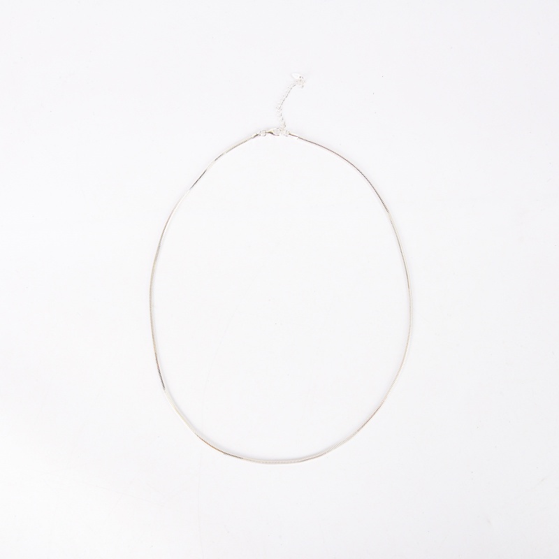 Yinglian Silver S925 sterling Silver Necklace, silver snake bone chain, Italian women's summer light luxury and high-end feel details Picture