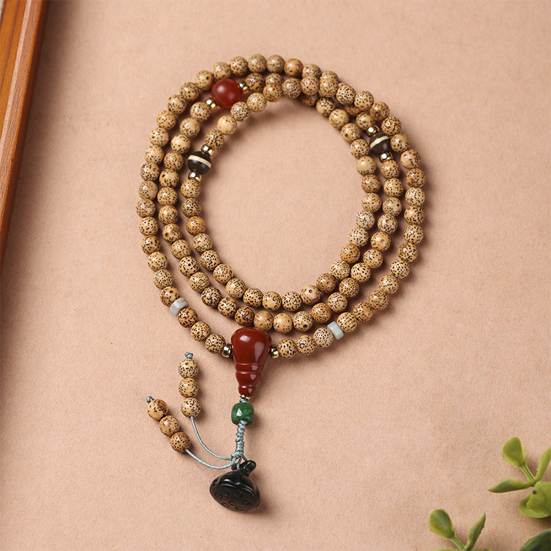 手链/水晶手串/木头十字架手链/饰品/水晶手链细节图