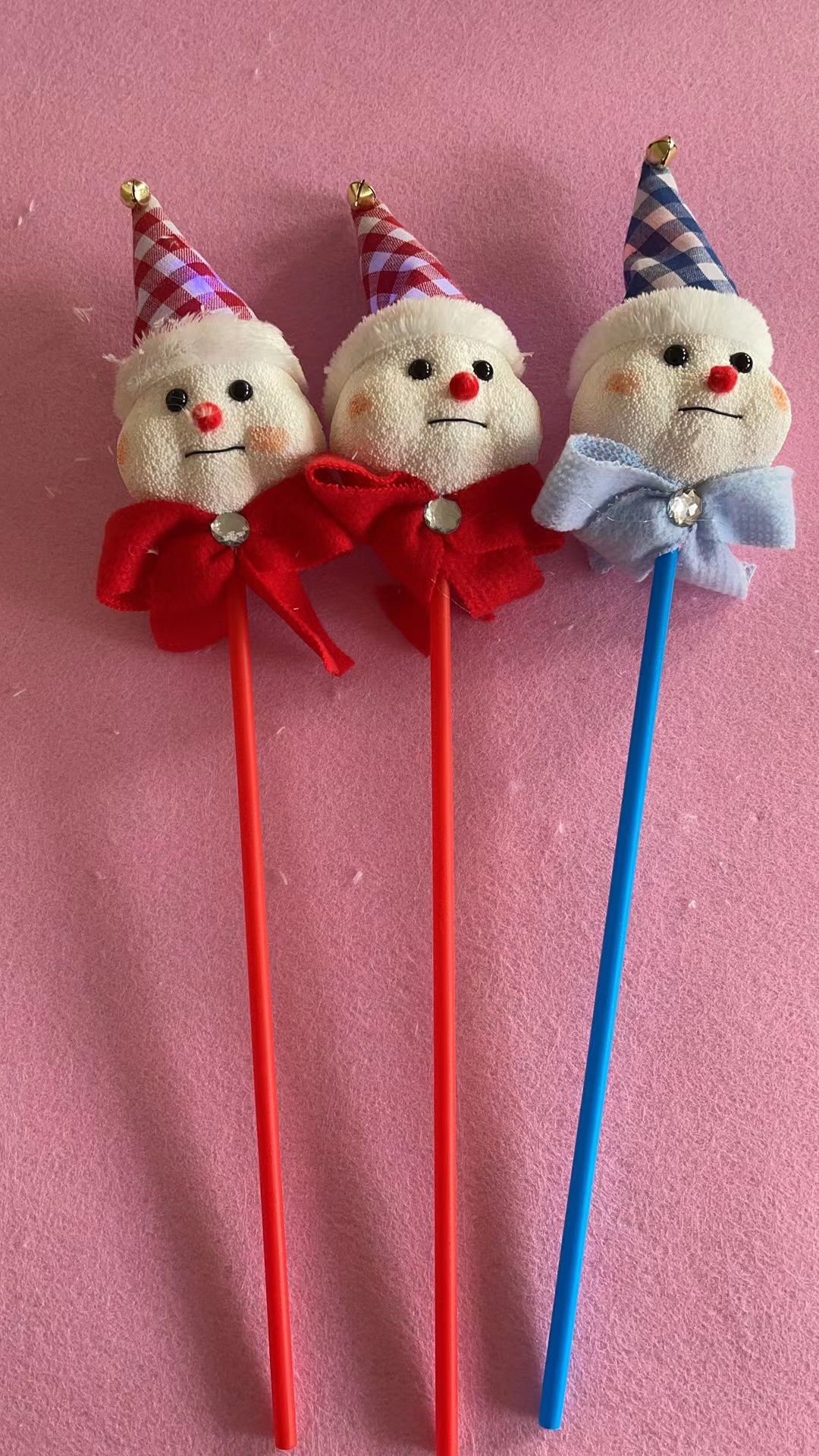 Cross-border best-selling Christmas ornaments: Snowman Christmas tree pendant, desktop decoration, Christmas tree pendant + cartoon pen Item Picture