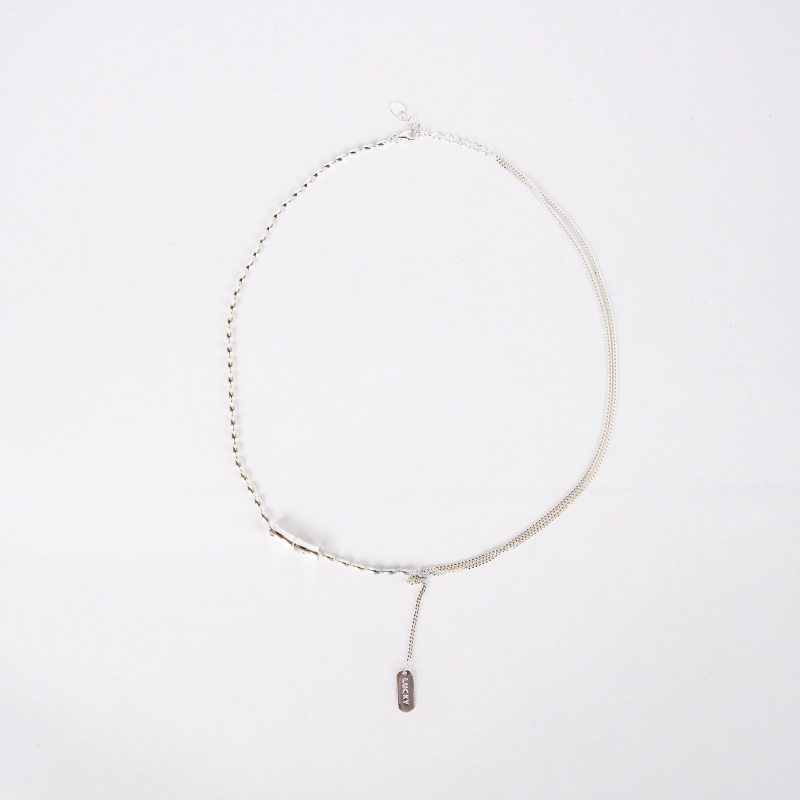 Yinglian Silver Jewelry S925 pure Silver necklace, bare chain, single chain, cross chain, melon seed chain, box chain Application Scenario