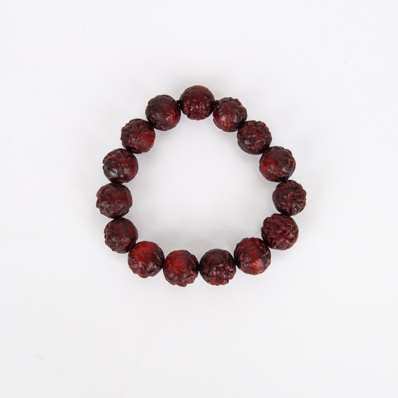 手链/水晶手串/木头十字架手链/饰品/水晶手链产品图