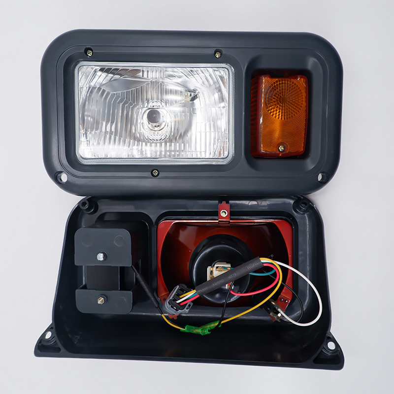 Factory direct sales of Doosan wheel excavator front combination lighting headlights, construction machinery excavator parts, work lights details Picture