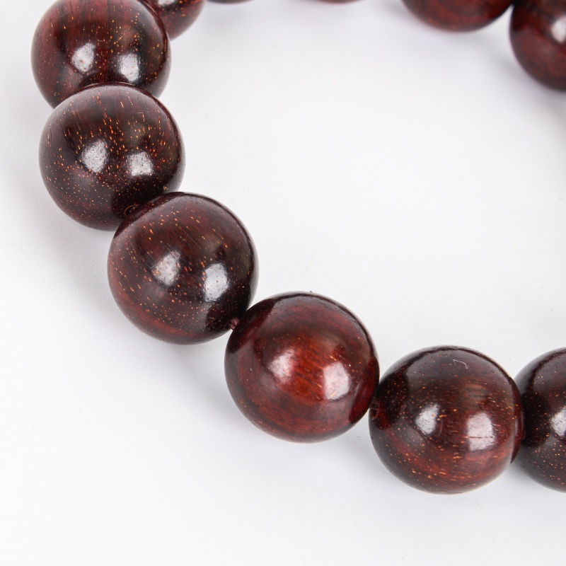 手链/水晶手串/木头十字架手链/饰品/水晶手链白底实物图