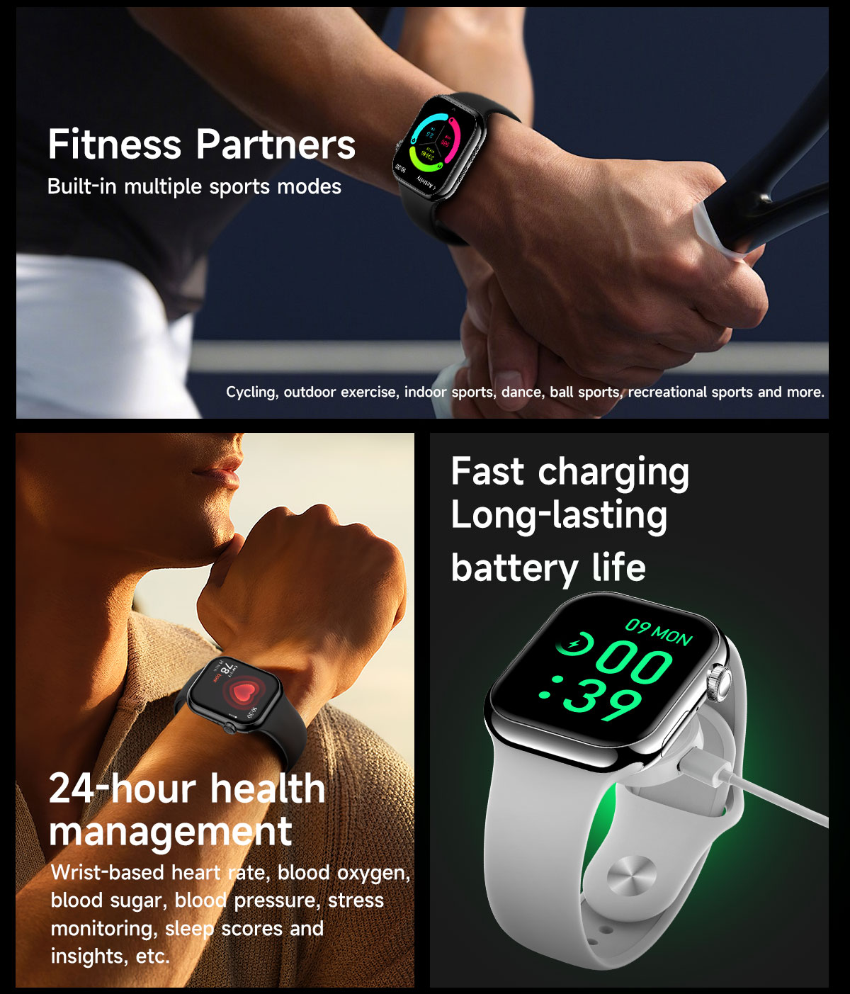 Cross-border bestseller Z10 Pro smartwatch Bluetooth Call 2.01inch+ Dynamic Island S10 Pro Dual cell Application Scenario