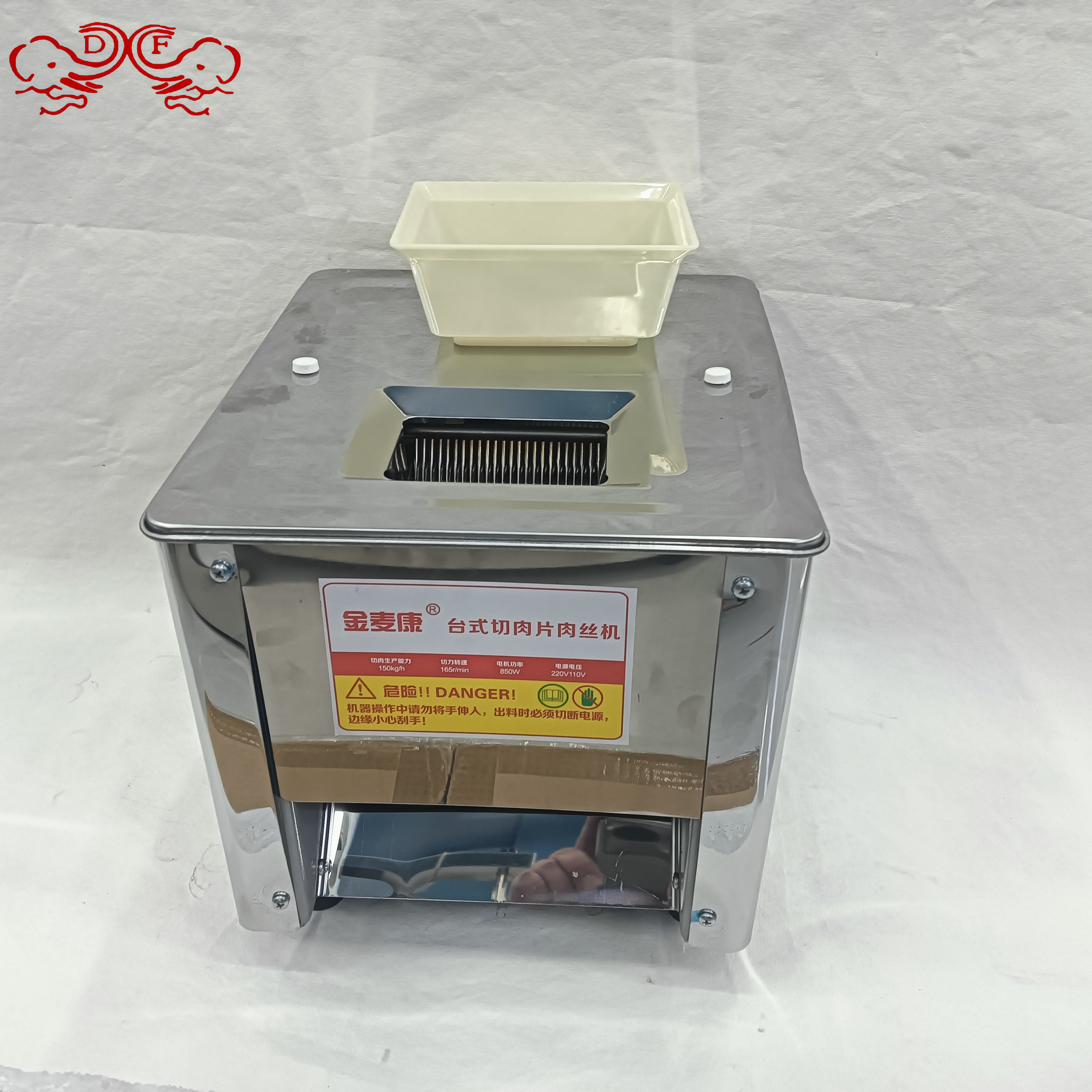 DF88047 Commercial meat slicer, stainless steel function, fully automatic electric meat slicer, meat slicer, DF TRADINGHOUSE Specification image