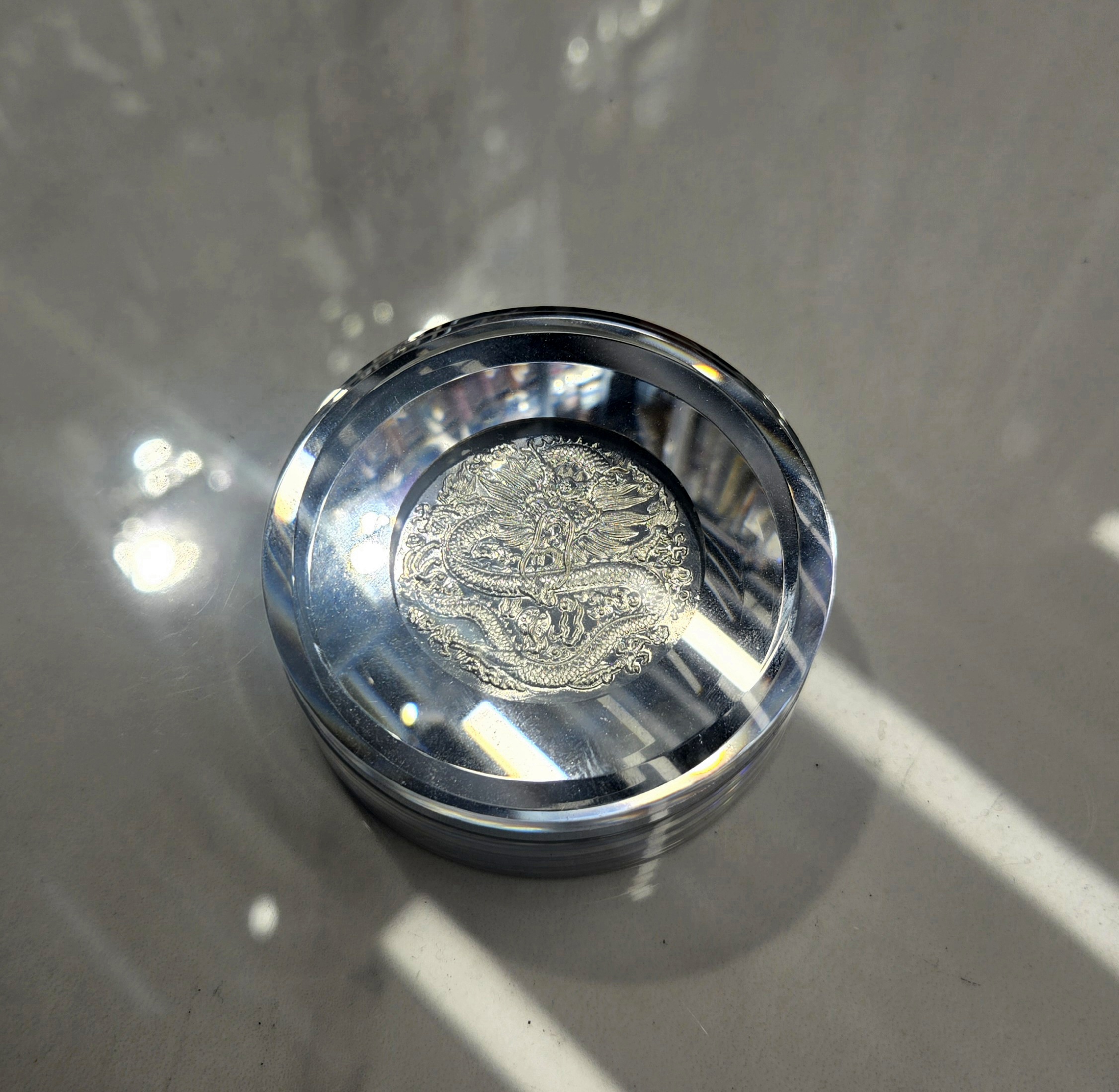 国潮 白金雕龙高硼硅杯产品图