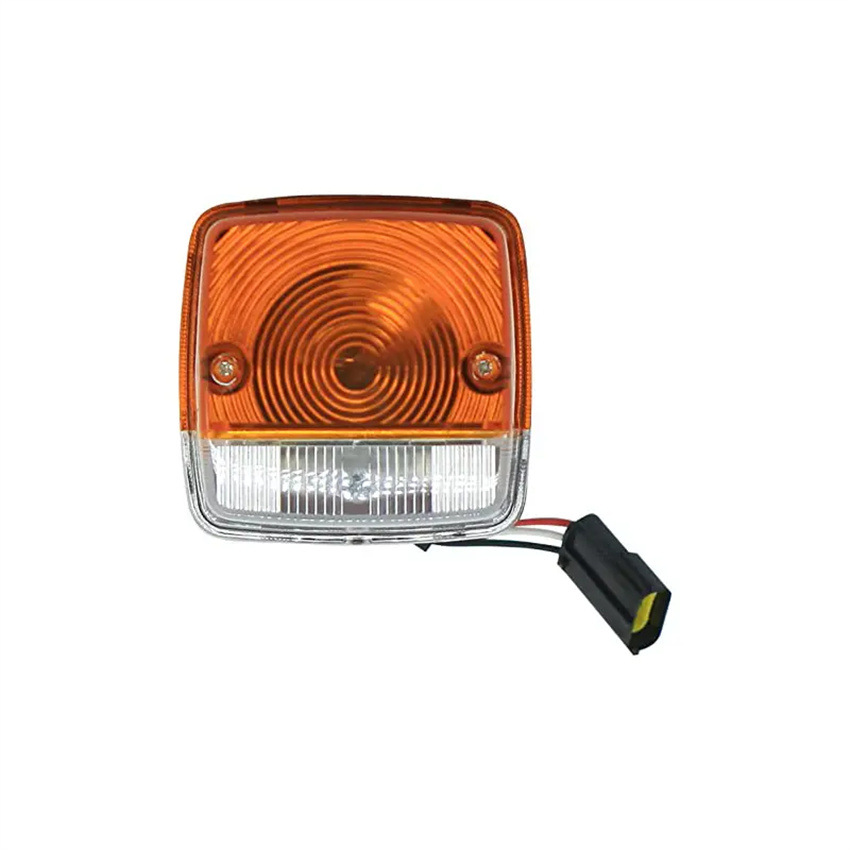 The construction machinery parts light excavator turn signal light is suitable for Daewoo DH150 excavator turn signal light 12/24V Specification drawing