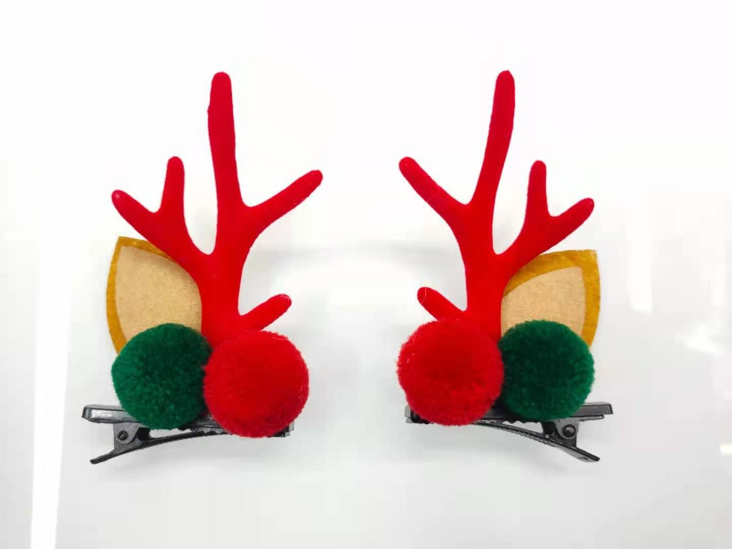 New cross-border Christmas hairpins, festive atmosphere, cute hair ties, headwear and hair clips wholesale Application Scenario