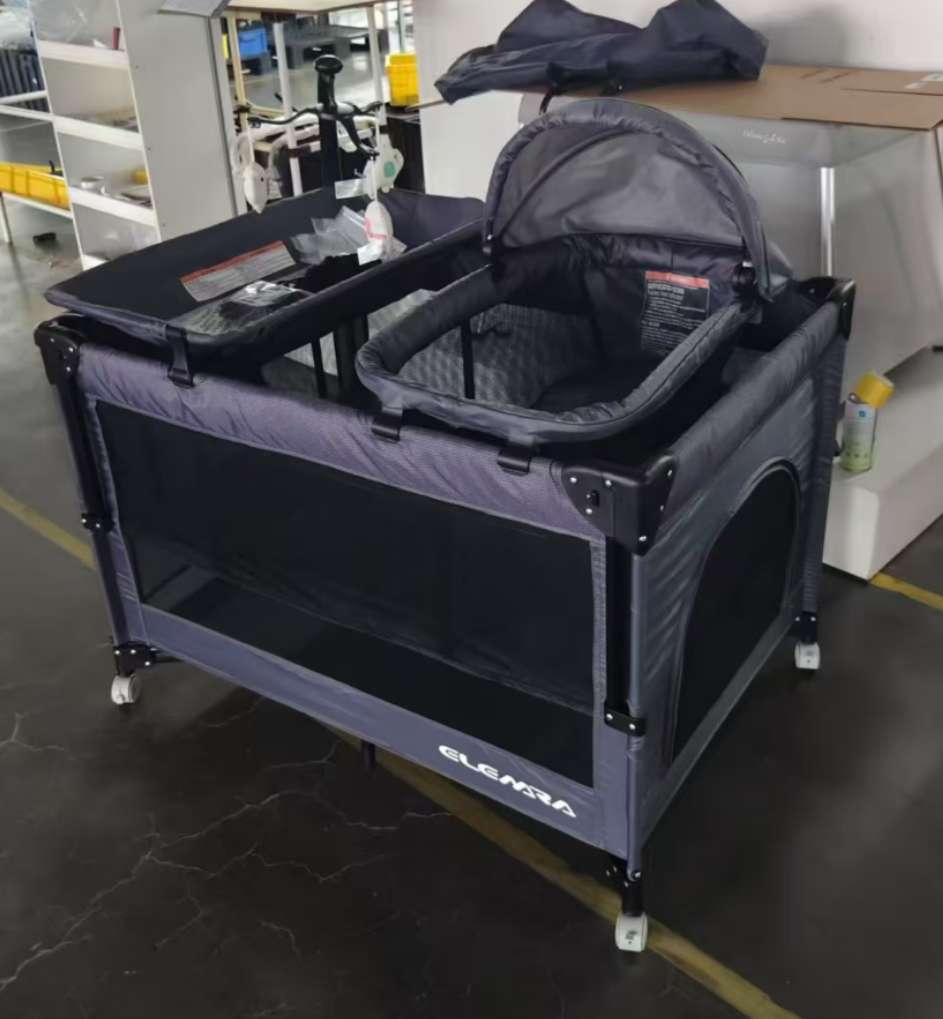 Side-opening cribs with mosquito nets, swing cribs, musical cribs, European-style cribs, height-adjustable cribs details Picture