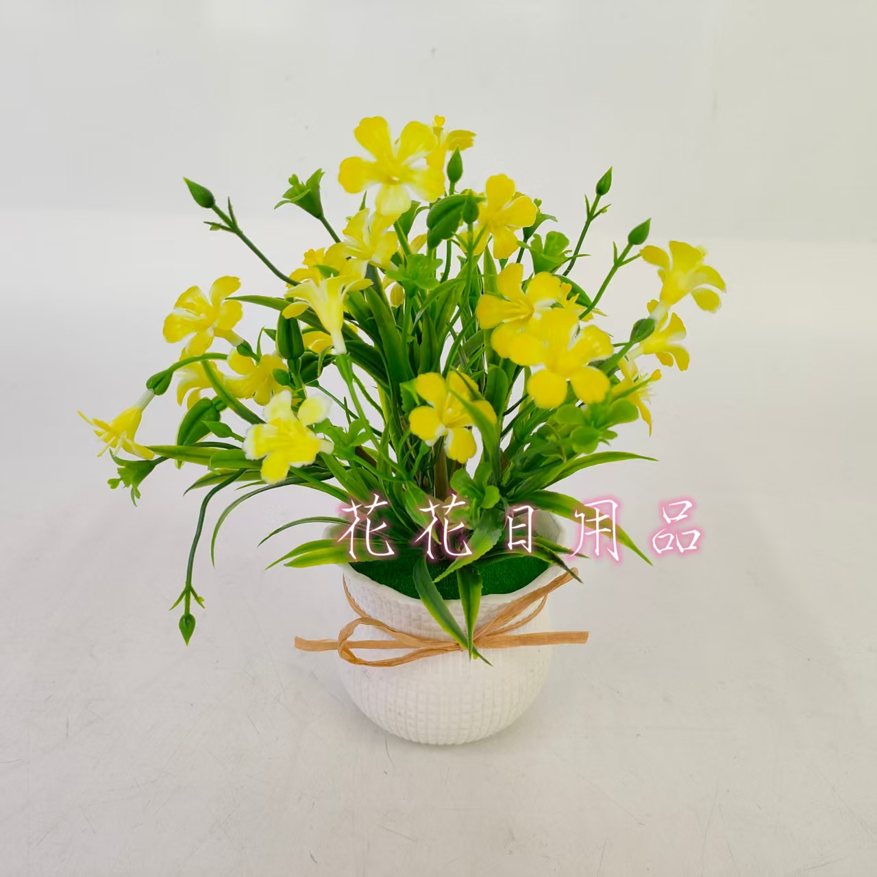 Artificial flowers, fake flowers, bonsai, plastic POTS, small lilies, decorative ornaments Specification drawing