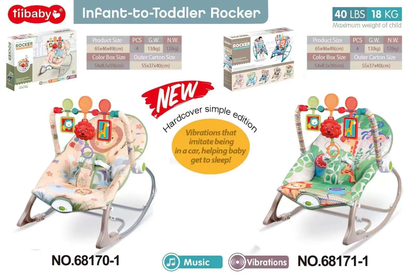 tiibaby's new rocking chair Application Scenario