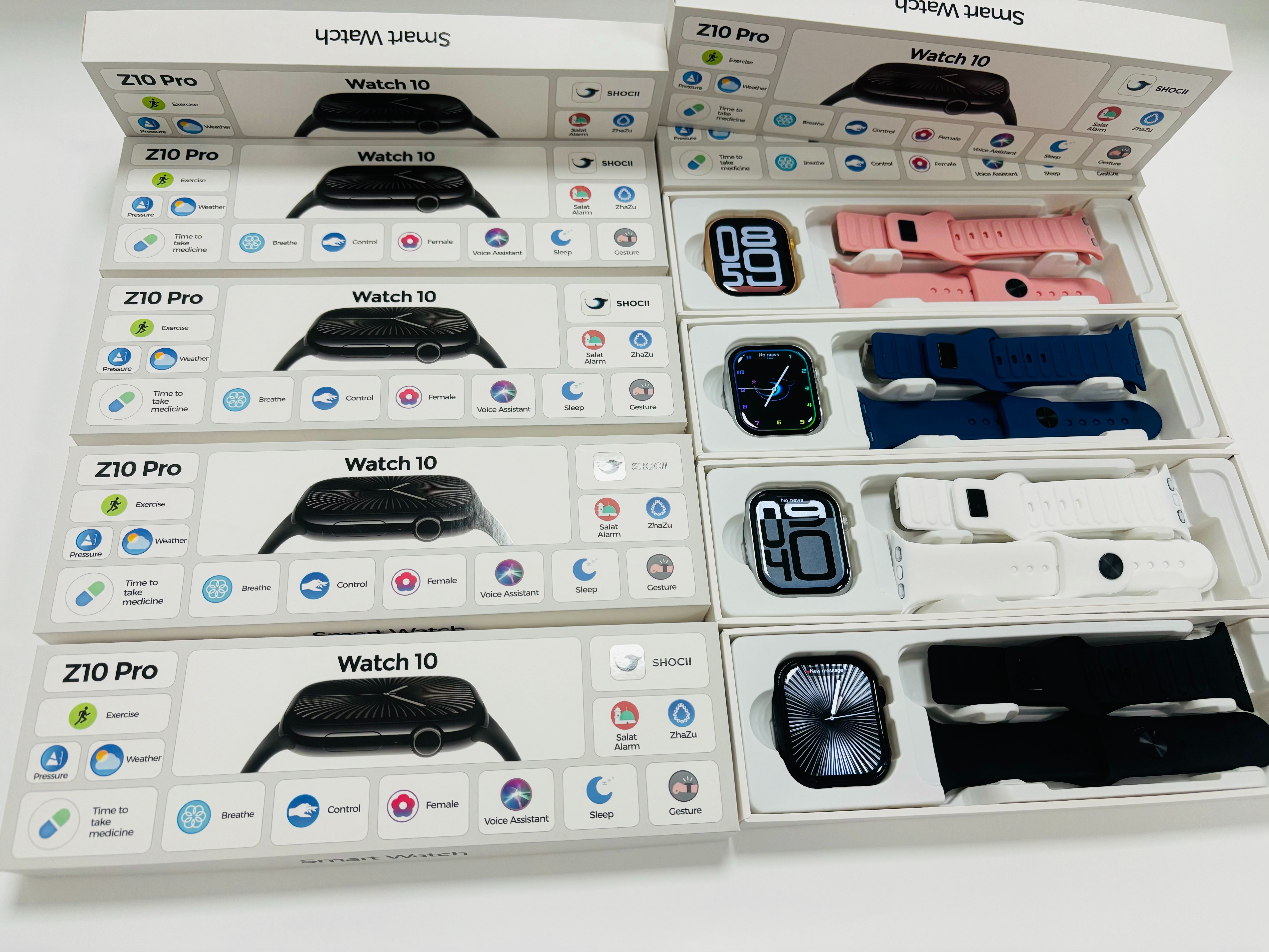 Cross-border bestseller Z10 Pro smartwatch Bluetooth Call 2.01inch+ Dynamic Island S10 Pro Dual cell details Picture