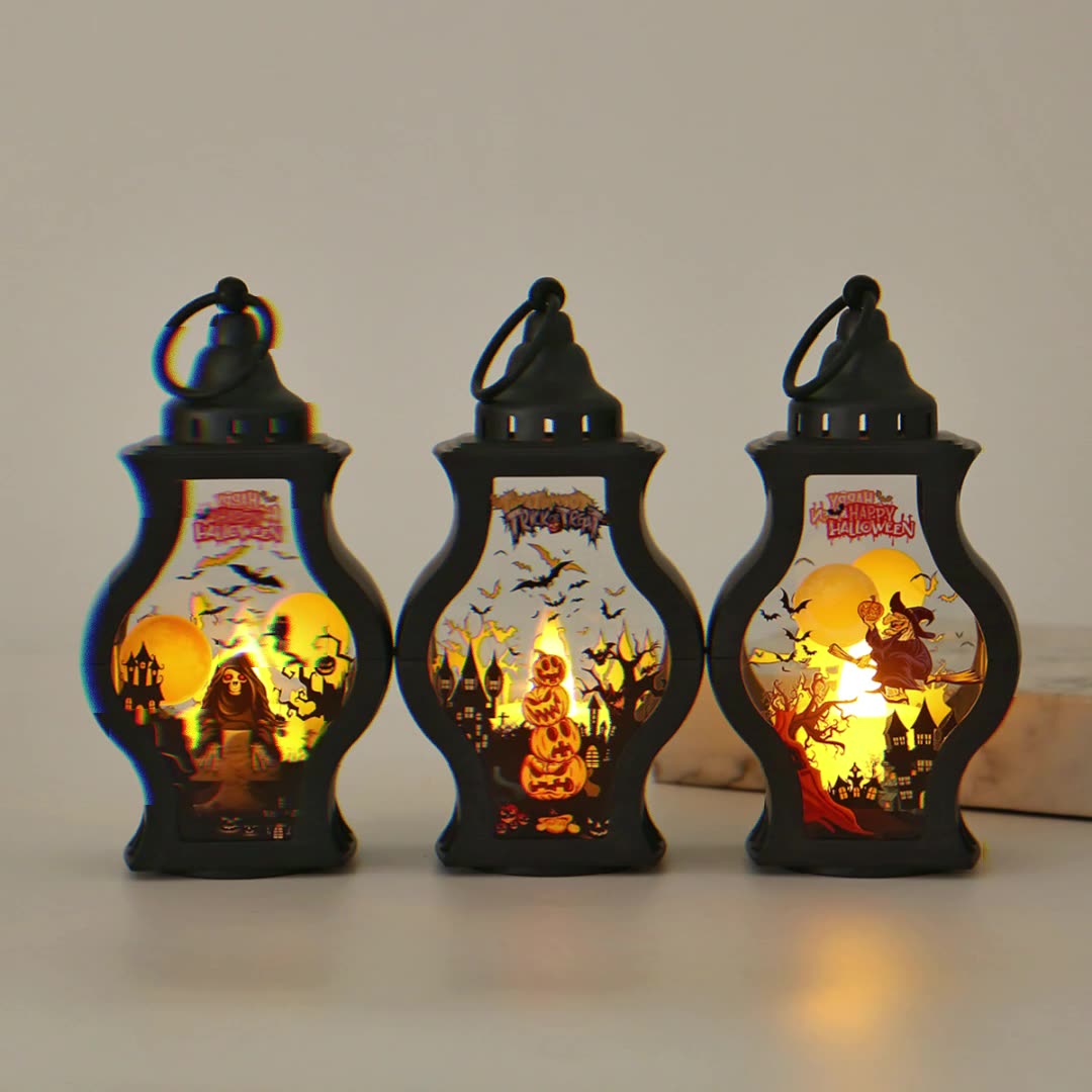 halloween decorations, hand-held candle lamps, Halloween small gifts, Halloween table ornaments, decoration props
