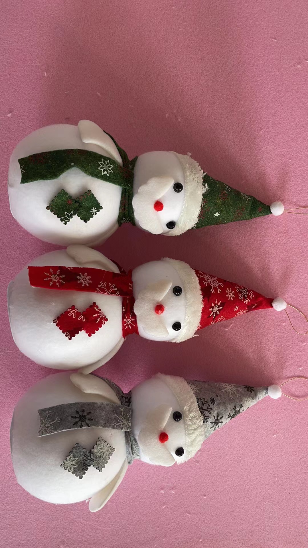 Cross-border best-selling Christmas ornaments: Snowman Christmas tree pendant, desktop decoration, Christmas tree pendant + cartoon pen