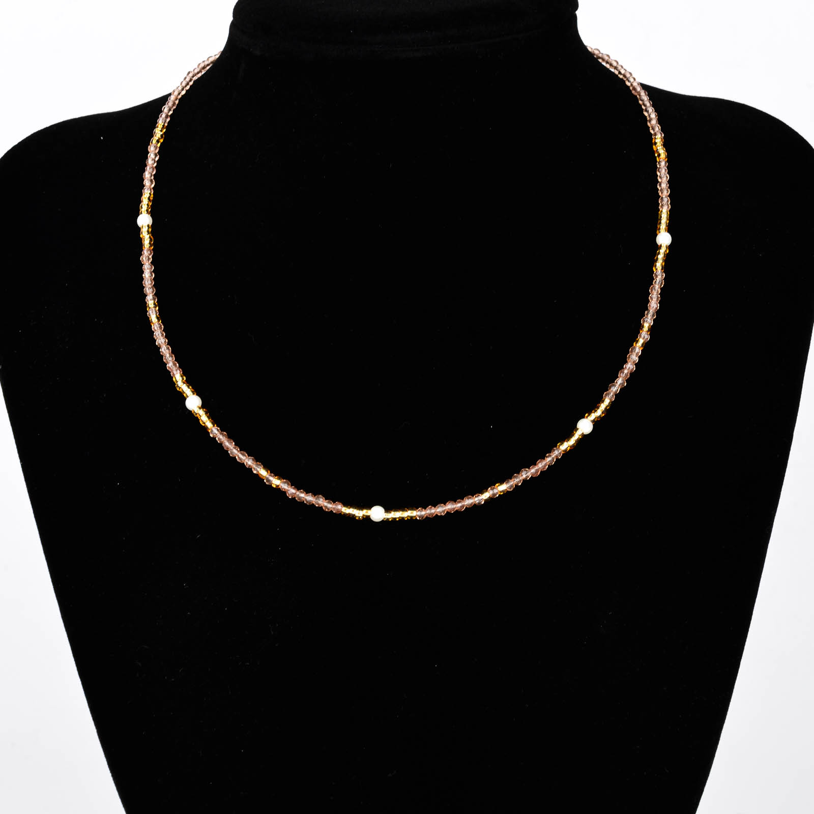 s925纯银项链日系简约小巧银片单链条饰甜美气质饰品