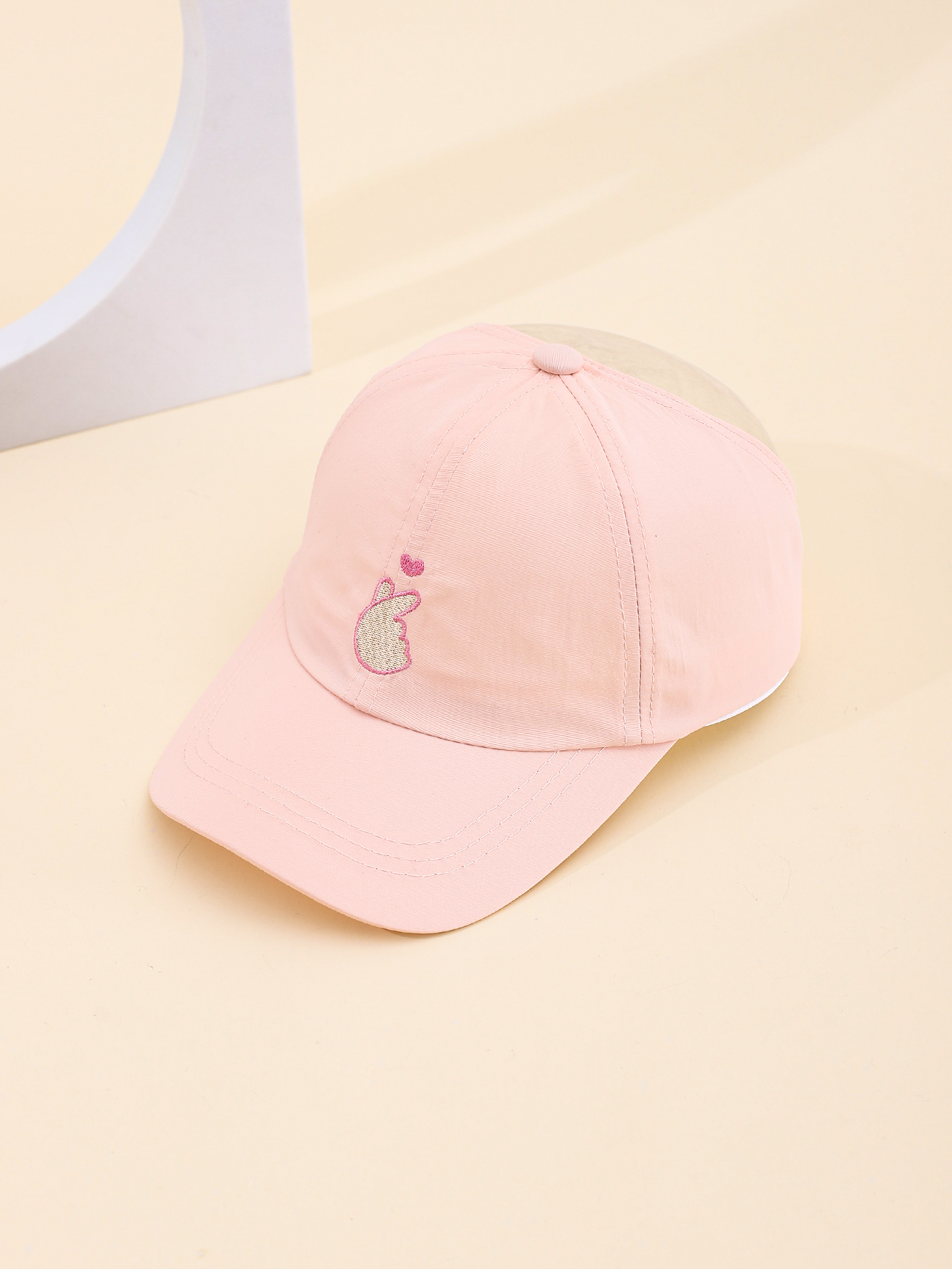 Spring and summer bestsellers: Embroidered pen refills, children's quick-drying baseball cap, men's and women's compatible, versatile outdoor sun protection cap, can be tied up in a high ponytail, adjustable details Picture