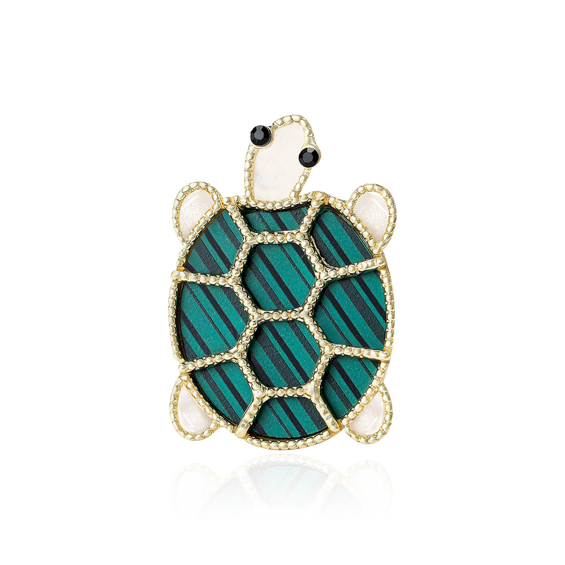 Fresh and cute board turtle brooch, personalized acrylic badge, high-end brooch pin wholesale details Picture