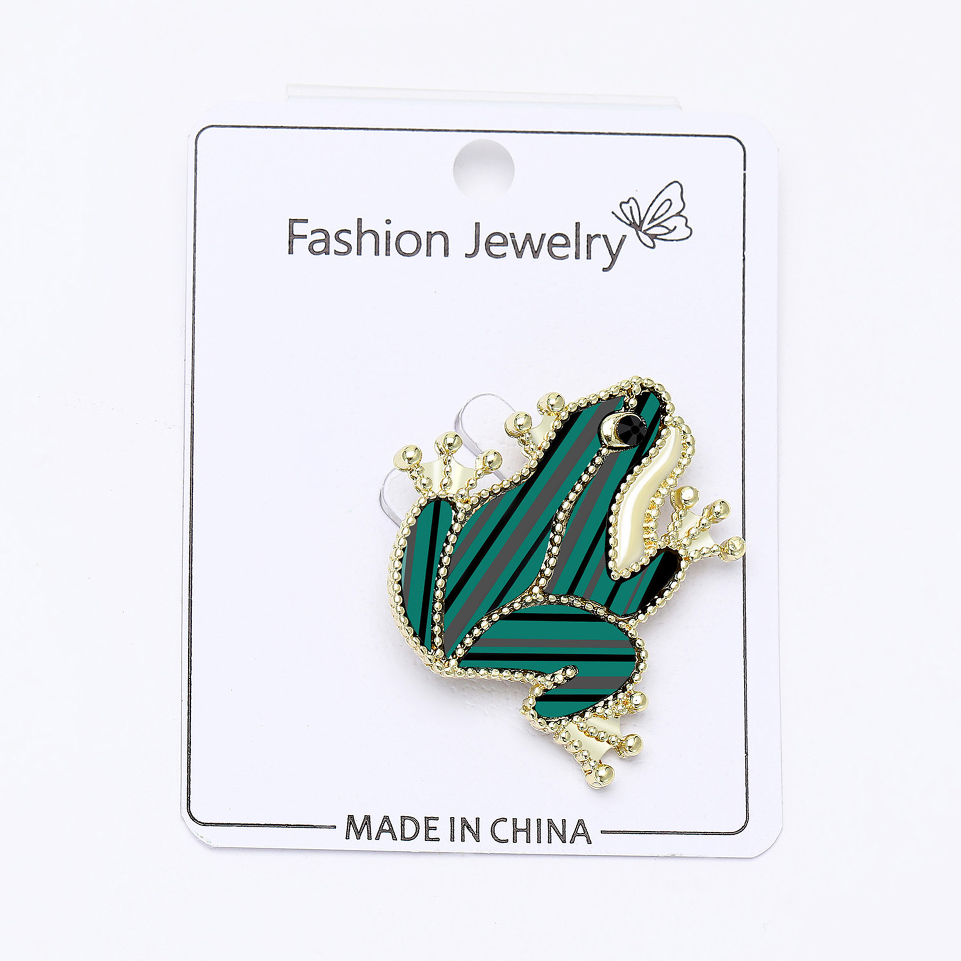 Fresh and cute board frog brooch, personalized acrylic badge, high-end brooch pin wholesale Specification image