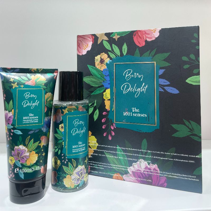 花香味套盒  花香味香水套盒 135ML BODY MIST  100ML BODY CREAM  花香身体喷雾+身体乳产品图